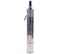 Susoso Bomba de pozo sumergible de 500 W, 2000 L/h, altura máxima de extracción de 100 m, con protección térmica, para el suministro de agua dulce de casas, granjas y cabañas en el campo