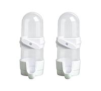 Suspended Automatic Bird Water Dispenser, 2 Pieces, Snap-Lock PP Material Bottle, Feeding Tool, Pet Hydration, Cage Accessory, Aviary Supply, Watering