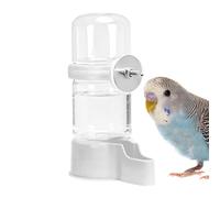 Suspended Clear Bird - Feeder Cage Water Dispenser Automatic | Parrot Waterer with Transparent Design Easy Fill System for Budgies, Lovebirds, Canaries, Finches or Parrots