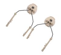 Suspensión Adaptador ARC Guía De Adaptación Casco De Plástico + Headset Adaptador De Acero del Carril Casco -2pcs Auriculares Soporte Caza Orejeras De Soporte Izquierdo Y Lado Derecho Adjuntos
