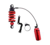 Suspensión Amortiguador Motocicleta Para Aprilia GPR150 GPR 150 320 Mm, 450 Kg, 11 Neumático Trasero, Repuesto Suspensión Amortiguador Trasero de Motocicleta(Rojo)