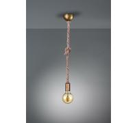 Trio Lighting Lámpara colgante Rope con cable decorativo 1 foco