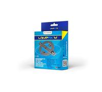 Suspensión de lámparas, fijación, instalación para luminarias de pared y techo. . Kit completo para caja estándar de pared hueca o empotrada con Ø 60 mm (distancia entre tornillos)