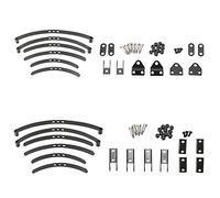 Suspensión delantera de acero tipo hoja trasera compatible con RC 1 14 Tamiya Tractor Model Truck