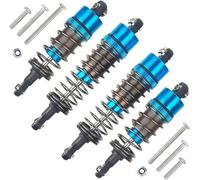 suspensión neumática trasera amortiguadores Amortiguadores De Aceite RC 1/10 Para Subaru Brat, Kit De Repuesto Para Coche Todoterreno.(Azul)