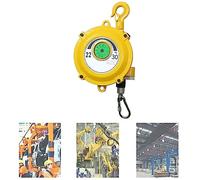 Suspensión retráctil/resorte, Balanceador de resorte con cuerda alambre 1,5 M y rangos carga múltiples gancho(22-30kg)