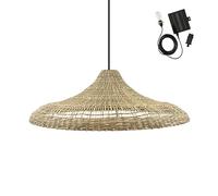 Suspensión solar FREYA LARGE SOLAR de hierba marina con cable híbrido de red y solar de 5 m de longitud