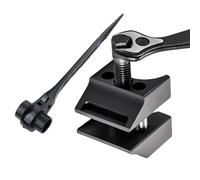 Suspension Splitter - Automotive Strut Mount Remover, Professional Machinist Grade Heavy Duty, Non Slip Screw + Twenty Four Centimetres, Sturdy Blackened Steel Bracket, For Vehicle Maintenance And