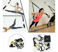 Suspension Trainer Kit, The Lightest And Smallest Suspension Trainer - Perfect for Travel And Indoor/outdoor Training (black)