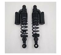 Suspensiones Amortiguadores 320mm 340mm 360mm 1 Par Motocicleta Amortiguador De Aire Ajustable Suspensión Trasera 7mm Resorte Para Scooter(Negro,320A)
