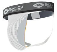 Coquilla shock doctor core supporter pocket white hombre XL
