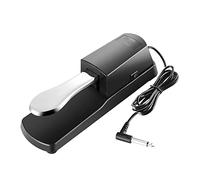 Sustain Pedal universal para teclados electrónicos Roland Korg Behringer Piano Midi, pedal de piano de teclado dorado y plateado