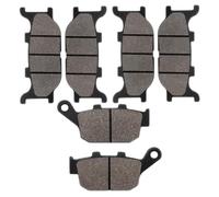 Sustitución de frenos Piezas De Motocicleta Pastillas Freno Delanteras Traseras Para Yamaha FZ6R (pinza 2 Pistones) 2009-2017 XJ6-S Diversion 600 Carenado Superior 2009-2013(Front Rear Pads)