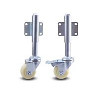 Sustitución de ruedas, Rueda giratoria industrial ajustable con resorte de nailon 5" y 3" amortiguación impactos freno (1 unidad)(5 Inches)
