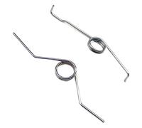 Sustitución del resorte de las tijeras de podar 4 unidades de muelles torsión galvanizados for tijeras poda y jardinería, ideales for recoger fruta(Silver B)