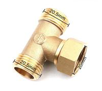 Sustitución práctica del adaptador en forma de T del conector de tubería de agua 1/2\\" para mangueras de válvulas angulares para riego de jardín