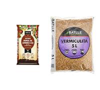 Sustratos Ecológicos - Sustrato Humus Lombriz 10l. - Batlle + Sustrato Vermiculita 5L - Batlle