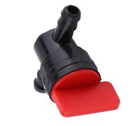 SustVita 1/4 Inch Fuel Valve Universal 6mm Inline Fuel Tap Petcock for Motorcycle Scooter Small Engine Gas Shutoff Replacement Part Flow Regulator