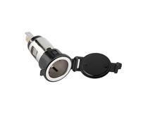 SustVita 12V Car Power Outlet Female Cigarette Socket for DC 24V Vehicle Charging Adapter Motorcycle Truck Boat Accessory