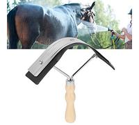 SustVita 2 in 1 Grooming Tool, Ergonomic Horse Cleaning Tool with Sweat Scraper for Easy Grooming
