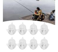 SustVita 20 sonajeros de Cebo de Pesca con Bolas internas de Acero para Lagos, ríos y estanques, CREA un Sonido atrayente de Peces, construcción de plástico liviano (S)