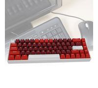 SustVita 68 Key Mechanical Keyboard with Full Key Hot Swappable Sockets, Tactile Blue Switches, Dynamic RGB Backlit, and USB C Wired for PC Gaming and Typing