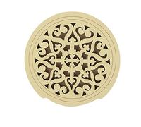 Sustvita acústica guitarra cubierta de agujero de sonido de 41 pulgadas Bloque de sonido de madera para la prevención de retroalimentación Mejora el accesorio de volumen de la (Fleurs de fenêtre)