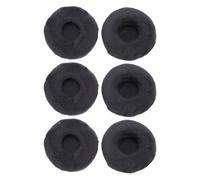 SustVita Almohadillas de Espuma viscoelástica de 65 mm con Costuras Reforzadas para una Comodidad Duradera, Juego de 6 Almohadillas para Auriculares DR-bt101/SHL9600 (Negra)