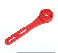 SustVita Bike Computer Mount, Integrated Handlebar Bracket, Premium Lightweight Carbon Fiber Holder for Outdoor Cycling (Red)