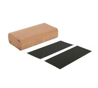SustVita Bloque de lijado para radio de diapasón de guitarra, bloque de lijado para guitarra de 9,5 pulgadas con lima de traste de guitarra de larga duración, adecuado para (14 y 15 pulgadas)
