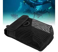 SustVita Bolsa de Engranajes submarinos Ligeros de, Bolsa de Engranaje de Malla de Buceo con Hebilla colgada, Bolsa de Malla de Buceo portátil para Equipos de Buceo (Negro)