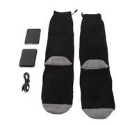 SustVita Calcetines Térmicos Suaves con Carga USB Batería de 8000 mAh para Acampar y Caminar en Invierno Calor Constante del Pie Calcetines Calefactables Eléctricos Lavables para