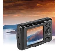 SustVita Cámara de vlogging compacta Zoom, cámara Digital Full HD de 16MP 720p y cámara de Video Portable LCD de 2.7 Pulgadas para Adolescentes, niños, Adultos, Principiantes (Black)