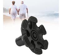 SustVita Casquillos de goma resistentes, 6 puntas de bastón de pilar antideslizantes, trípode de repuesto para bastón de caminar, puntas de muleta para bastones