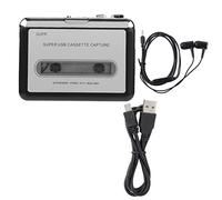 SustVita Cassette to MP3 Converter para digitalizar su colección de música.Este Reproductor de Cinta portátil Incluye un Adaptador de Casete USB para convertir Cintas a MP3 en una