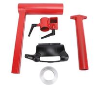 SustVita Desmontador de neumáticos con cabeza de pato Material de acero engrosado Mango de aleación de aluminio con cono plateado para neumáticos de 16 a 21 pulgadas Kit de