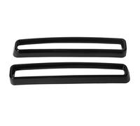 SustVita Embellecedor de malla para parrilla delantera con adhesivo de doble cara para una fácil aplicación en 2015-2021, un embellecedor de rejilla delantera de automóvil negro