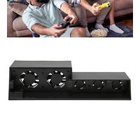 Sustvita Enfriador USB externo portátil, ventilador de enfriamiento turbo para, 5 fanáticos de control de temperatura turbo, modo automático para consola de juegos