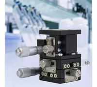 Sustvita Etapa Lineal del Manual de 3 Eje, Etapa Lineal XYZ LD40 - Tabla Deslizante de Ajuste de rodamiento LM 40x40 mm para Instrumentos ópticos y Equipos de Prueba