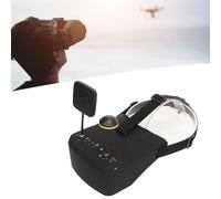 SustVita Gafas de drones de registro de DVR, FPV Goggles 5 pulgadas 5.8GHz 40Ch 800x480 Resolución, batería incorporada de 2000mAh para una experiencia FPV mejorada para una