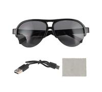 SustVita Gafas de sol inteligentes Bluetooth con traducción en tiempo real para 137 idiomas, parlantes abiertos y control táctil para teléfonos Android/iOS para actividades al