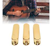 SustVita Guitar Pickup Cover with Outlast Copper Material for Improved Sound Quality/Polished Metallic Lustre/Single Coil Pickup Shell Design for Customization (Gold)