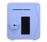 SustVita Hucha Grande para Niños con Pantalla Táctil LCD para Obsequio de Cumpleaños para Niños/Niñas, una Caja para Guardar Contraseñas Que Cultiva Hábitos de Ahorro, Diseño de (Azul)