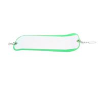 SustVita Intermitente Reflectante para Pesca con curricán con diseño Luminoso de Doble Cara para Pesca en Agua Salada, CREA una acción de señuelo Realista, Intermitente de Pesca (Verde Transparente)