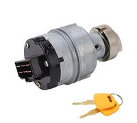 SustVita Interruptor de arranque de encendido 4360297 con 2 llaves, pieza de repuesto del interruptor de encendido de excavadora compatible con la serie, cuerpo de acero de