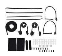 SustVita Kit de sellado de burlete para puerta, ventana, riel de techo y baúl, se adapta a selecciones de techo rígido Camaro y Firebird 1970-1981 con paquete decorativo, juego de