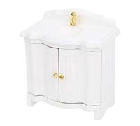 SustVita Lavabo de baño para casa de muñecas con diseño clásico para Habitaciones a Escala 1:12, un Hermoso Accesorio de decoración para completar el Juego de Muebles de tu casa