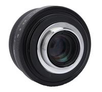 Sustvita Lente CCTV para DSLR, Lente de Gran Angular de Montaje de 25 mm F1.8 C con Tapa Protectora (Negro)