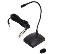 SustVita Micrófono de Conferencia Cuello de Cisne con reducción de Ruido, patrón Polar cardioide, Cuello Totalmente Ajustable y Cable XLR a 6,35 mm para grabación de reuniones