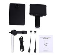 SustVita Microscopio de Moneda cámara de 10 MP, Aumento de 1000X, Pantalla HD de 4,3 Pulgadas, microscopio USB para PC para inspección de Joyas y reparación de PCB